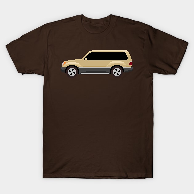 Land Cruiser Pixelart T-Shirt by retsbor10@comcast.net